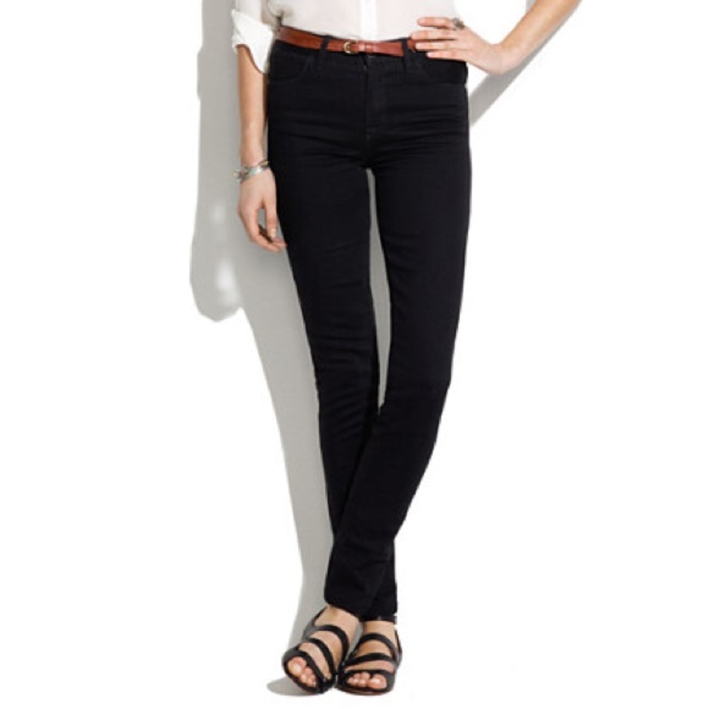 Madewell Skinny Skinny Black Ankle Jeans